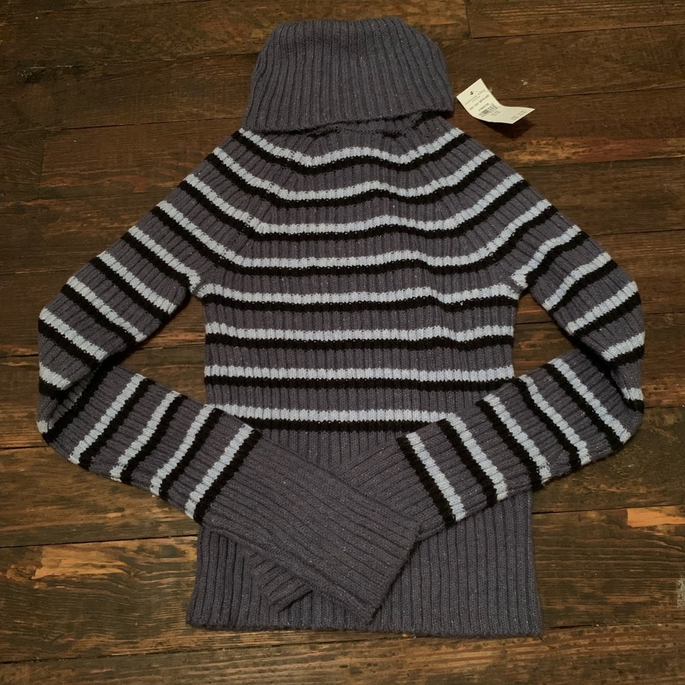 Women’s extra long turtle neck sweater